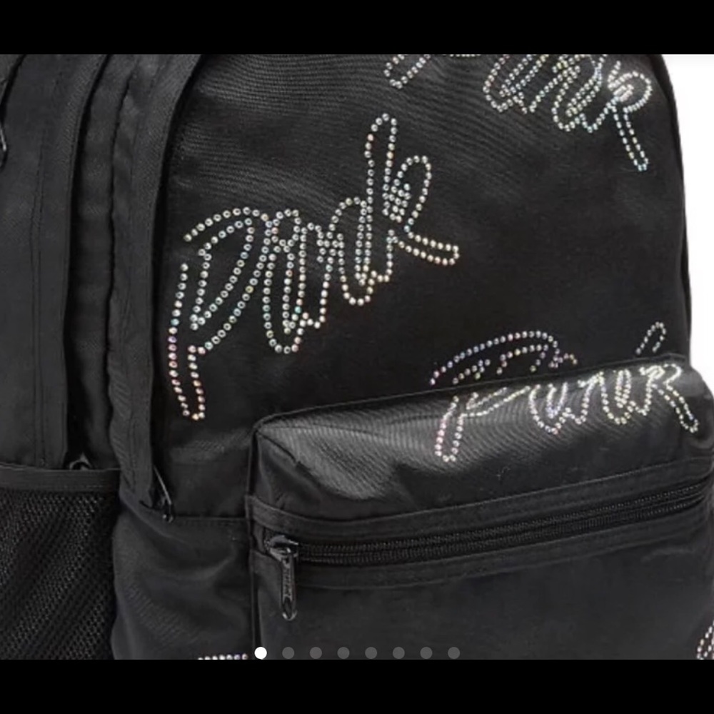 Pink Bling Campus Backpack